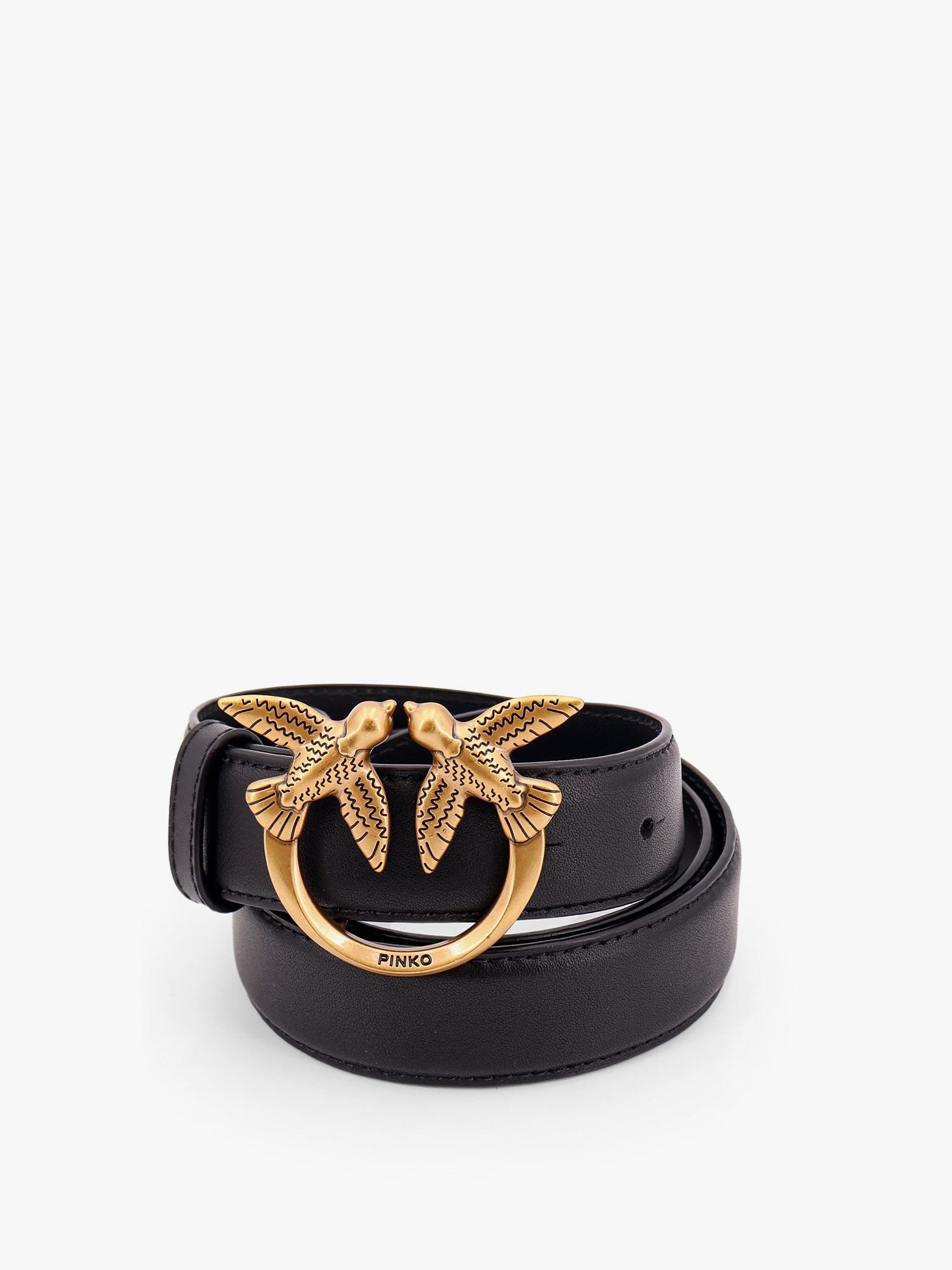 pinko-berry-leather-belt