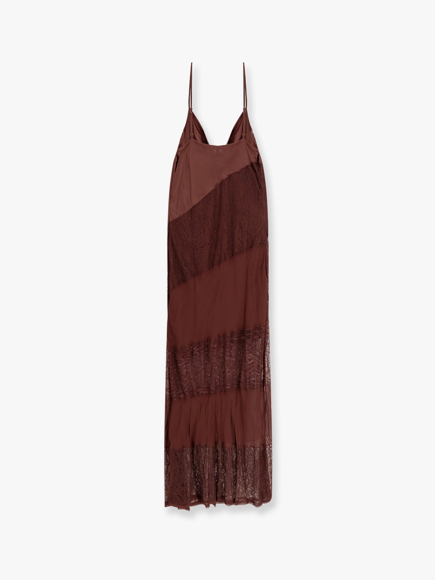 pinko-ibis-satin-and-lace-long-dress