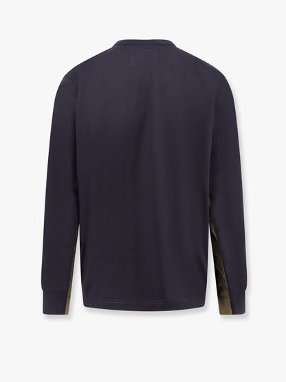 sacai-cotton-t-shirt-with-nylon-insert