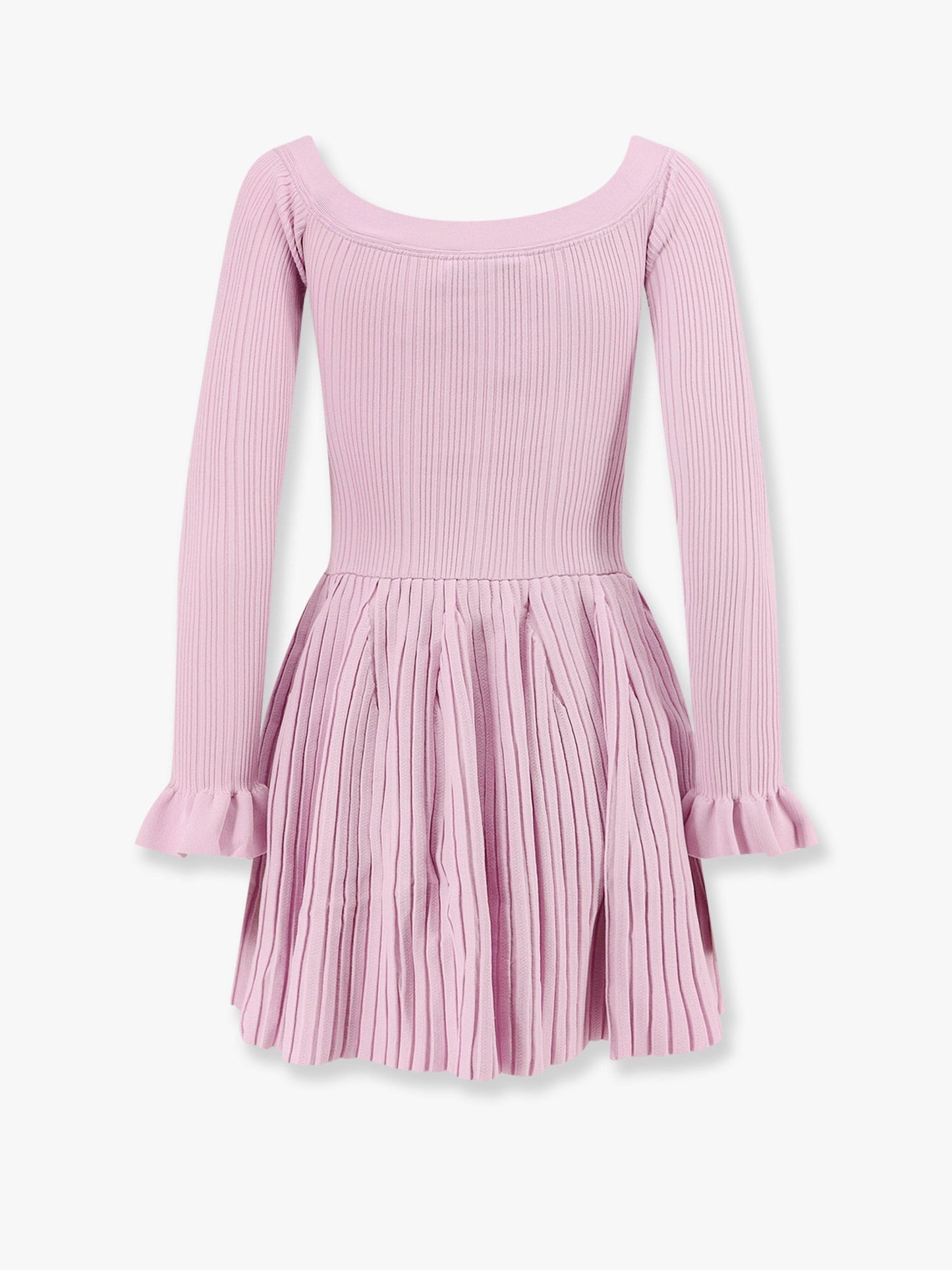 self-portrait-ribbed-knit-mini-dress-with-jewel-buttons