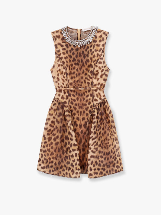 zimmermann-linen-and-silk-mini-dress-with-animalier-print
