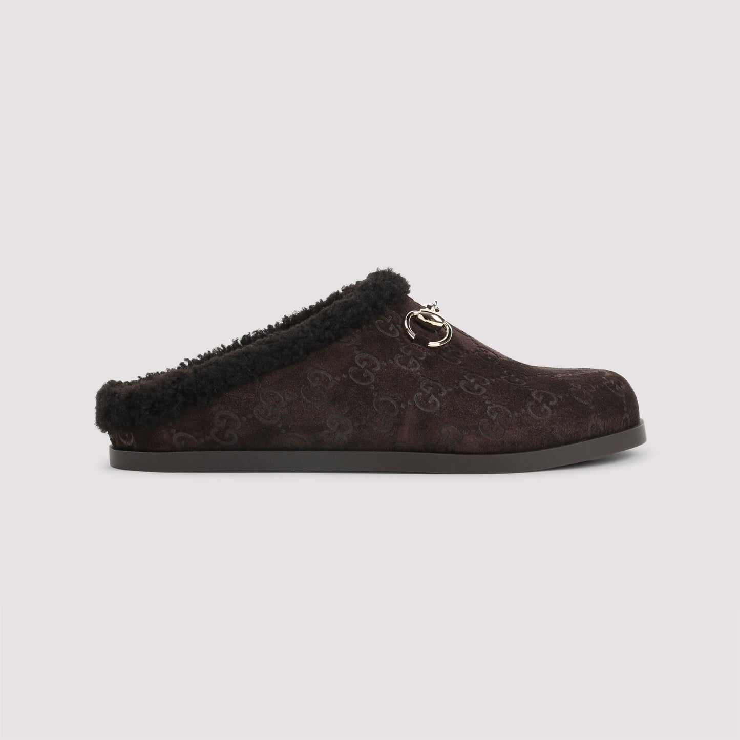 Brown Suede Leather Mules