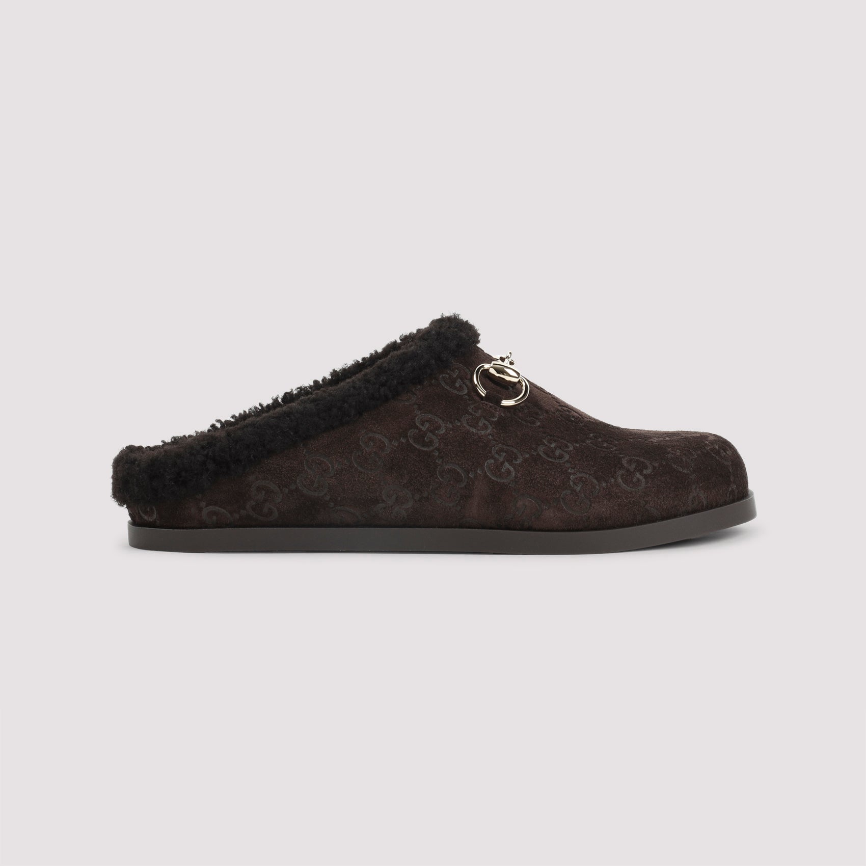 Brown Suede Leather Mules