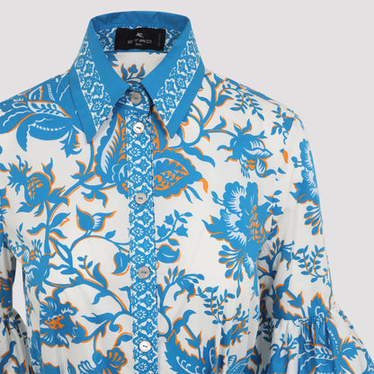 Mini Shirt Dress With Belt