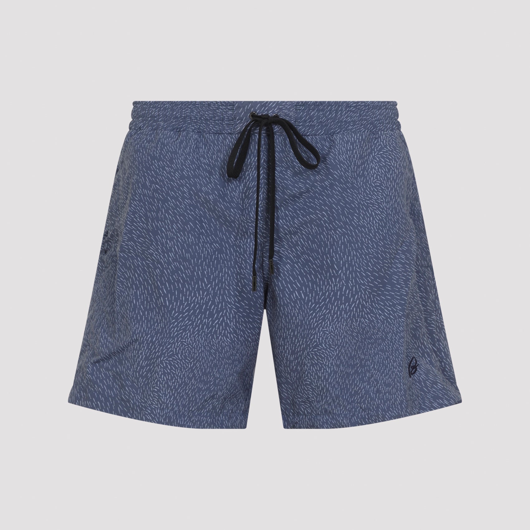 Blue 17CM Polyester Swim Shorts