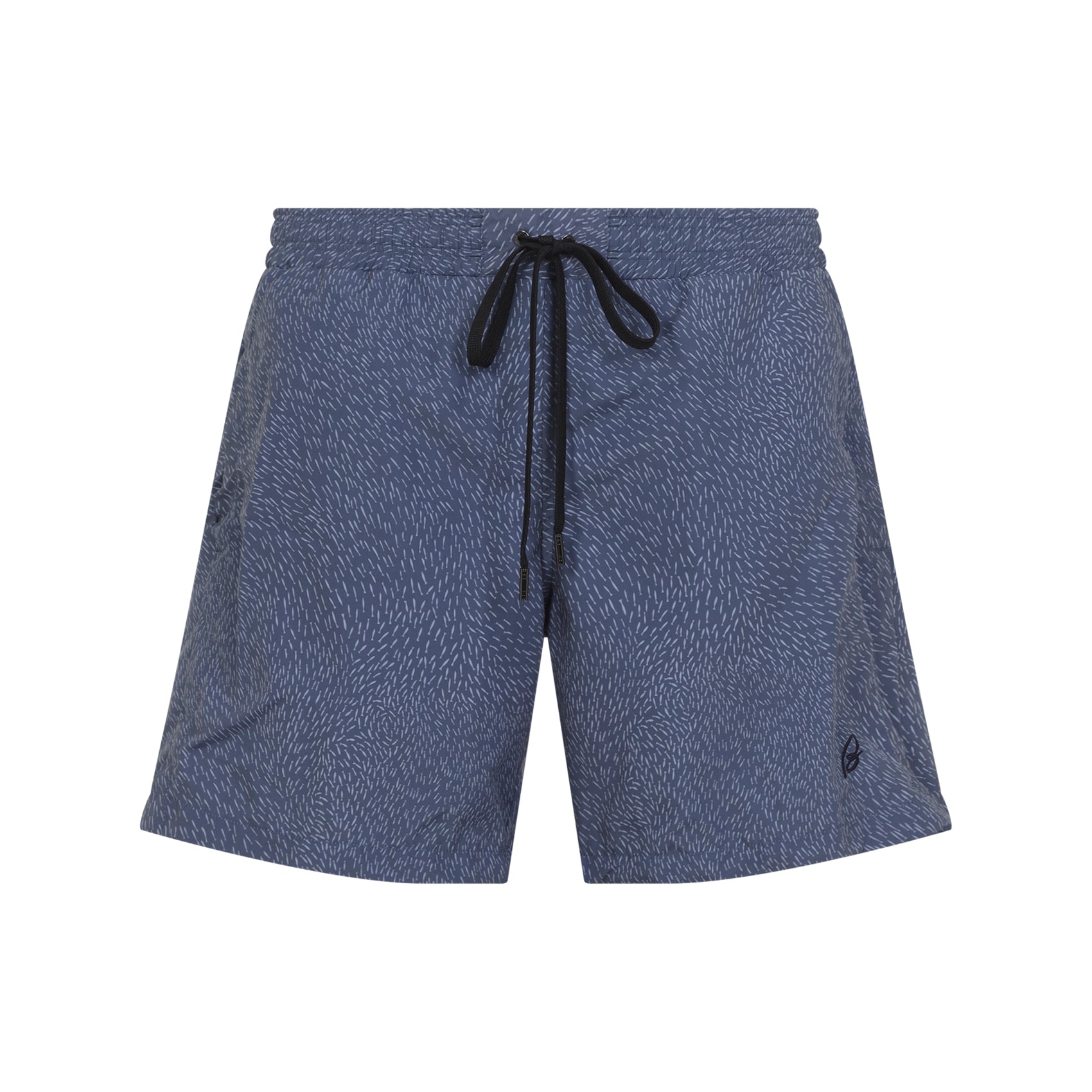 Blue 17CM Polyester Swim Shorts
