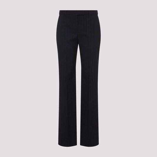 Pinstripe Lurex Tailoring Pants