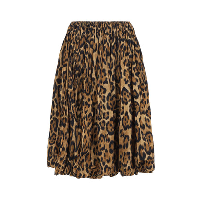 Caramel Brown A Line Skirt