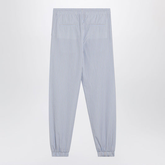 Light blue/white striped trousers