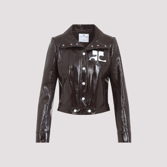 courrèges vinyl jacket-image-1