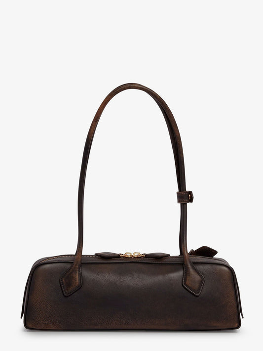 Le Teckel leather shoulder bag