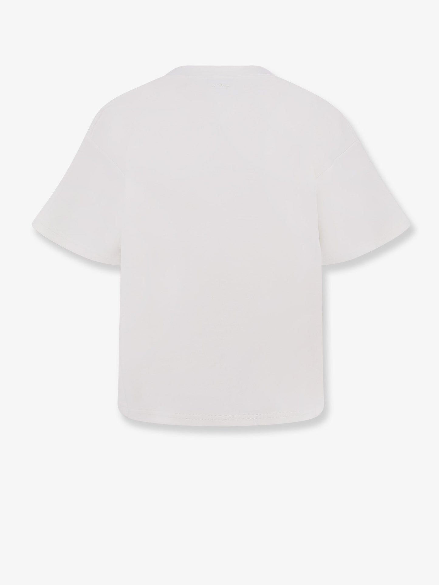 Boxy cotton blend t-shirt