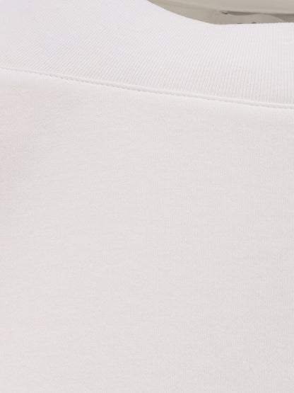 Boxy cotton blend t-shirt