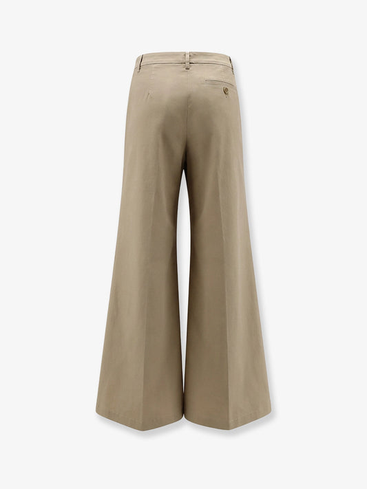 Stretch cotton trousers
