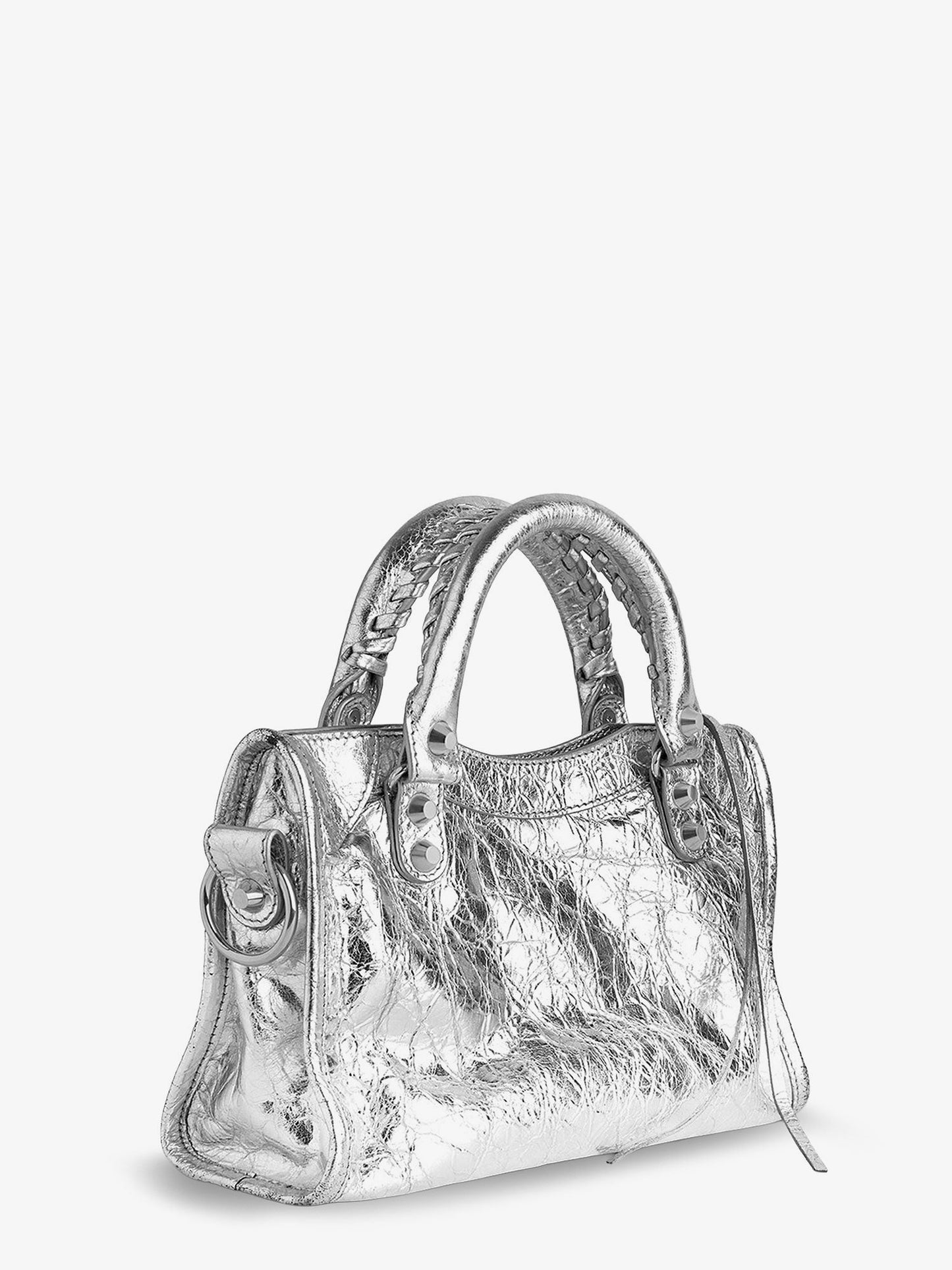 Le City Mini metallic leather crossbody bag