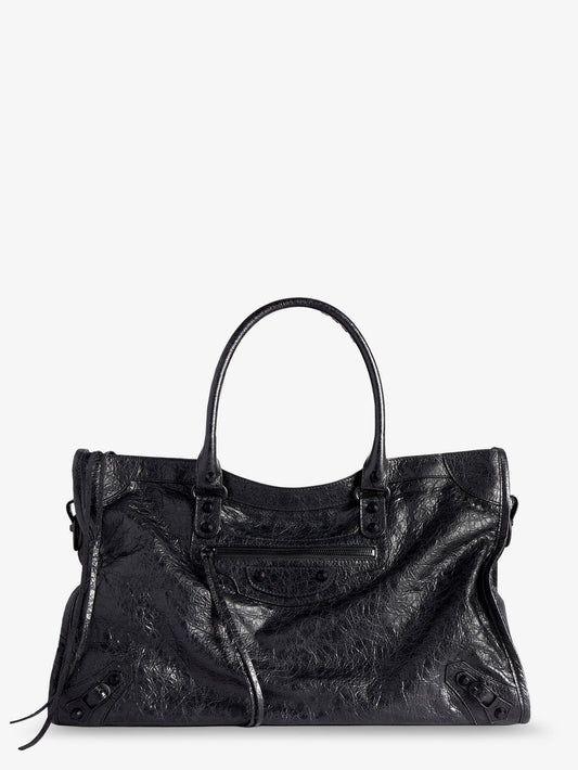 Le City Bag L leather shoulder strap with metal details