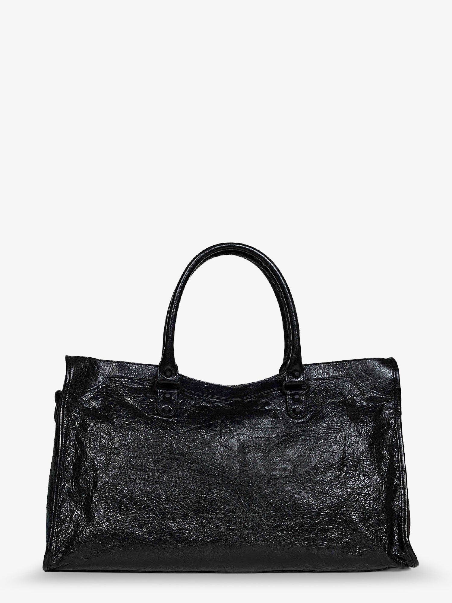 Le City Bag L leather shoulder strap with metal details