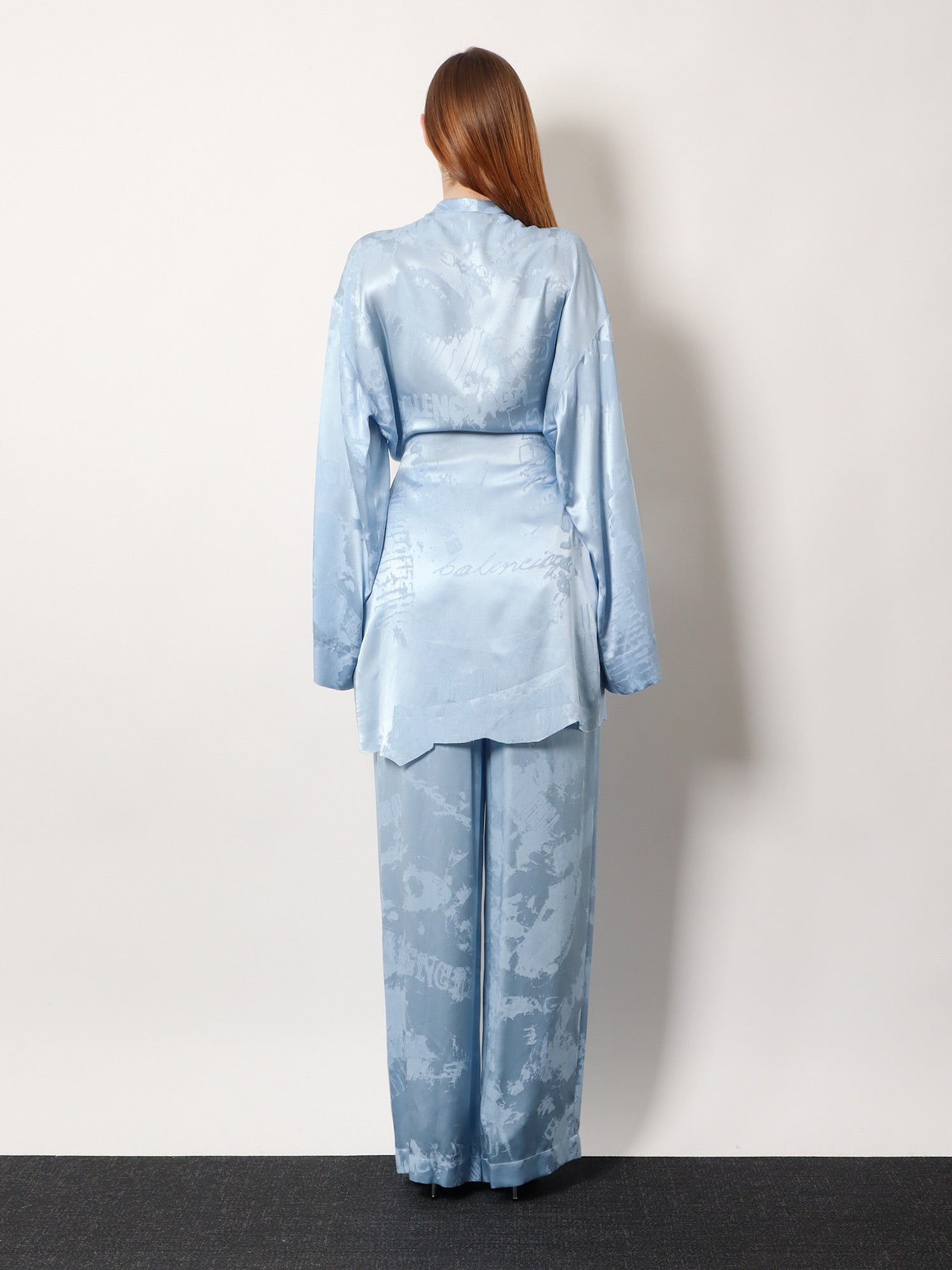 Wrap silk mini dress