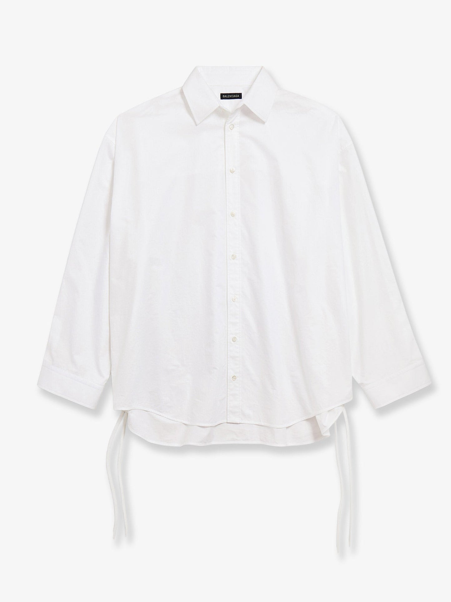 Lace-Up cotton shirt