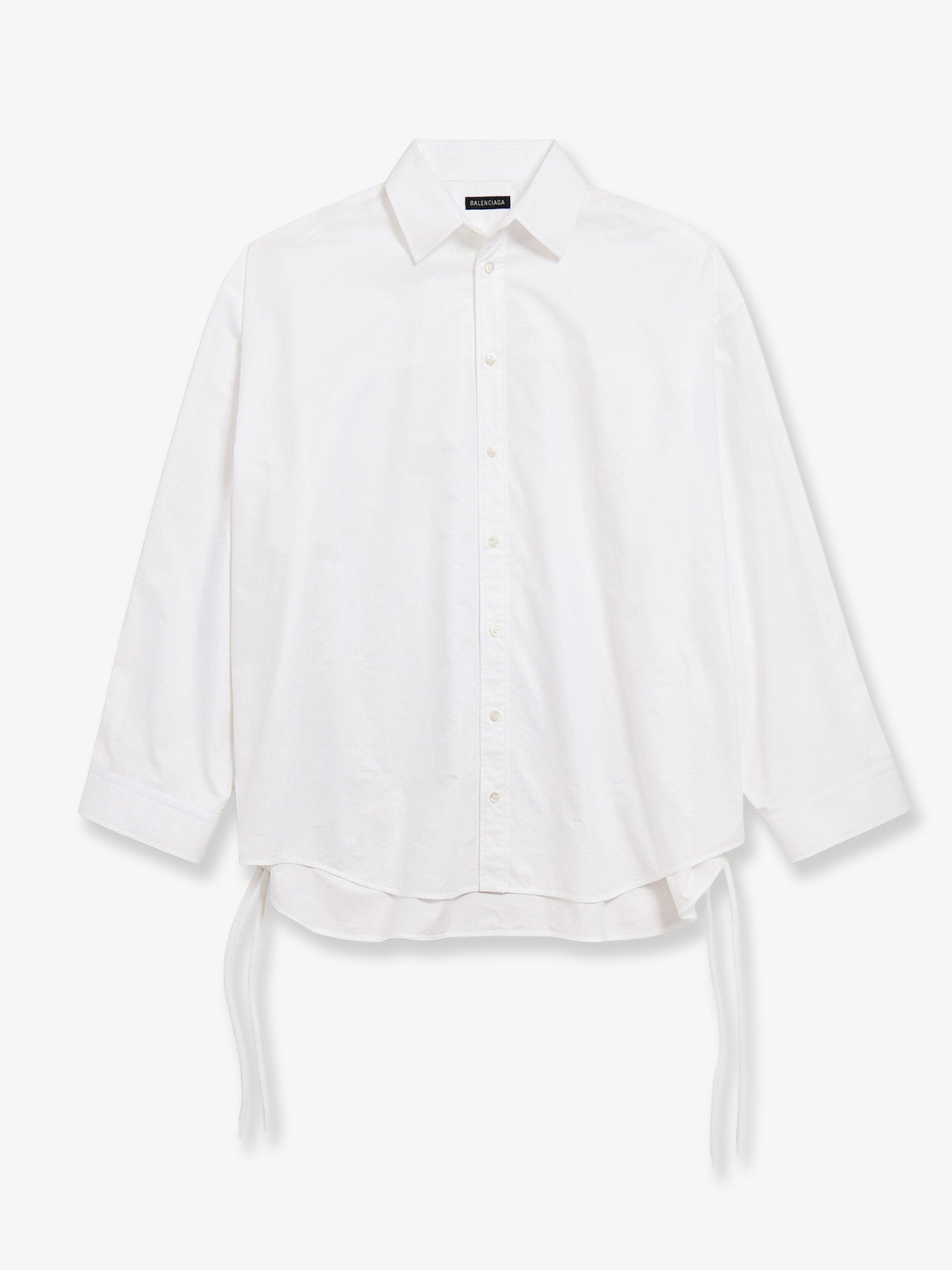 Lace-Up cotton shirt
