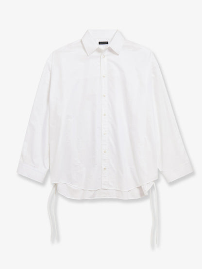 Lace-Up cotton shirt