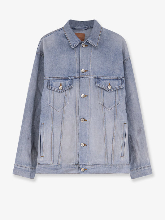 Washed out denim jacket