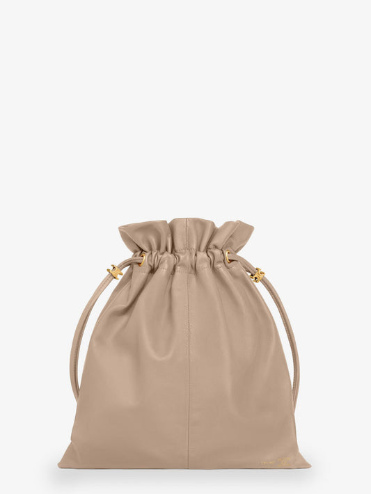 Crystal leather crossbody bag