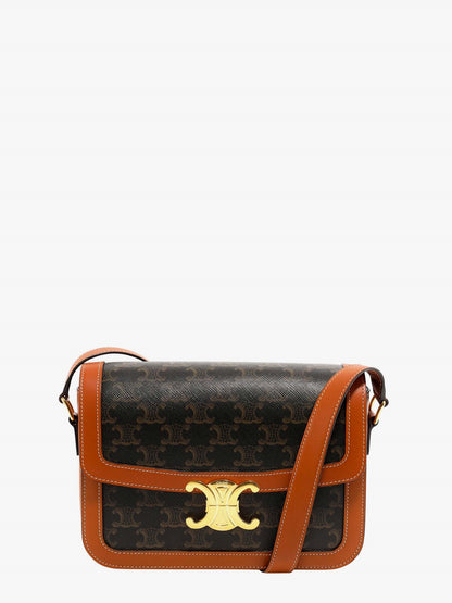 Triomphe Classic coated canvas crossbody bag