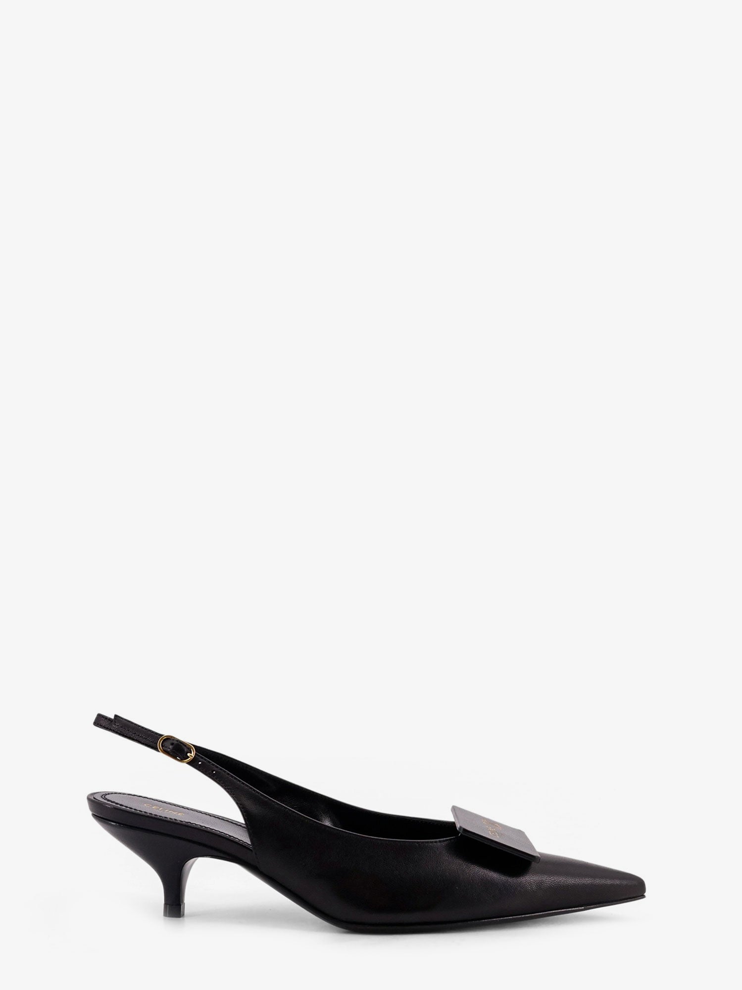 Signature leather pumps