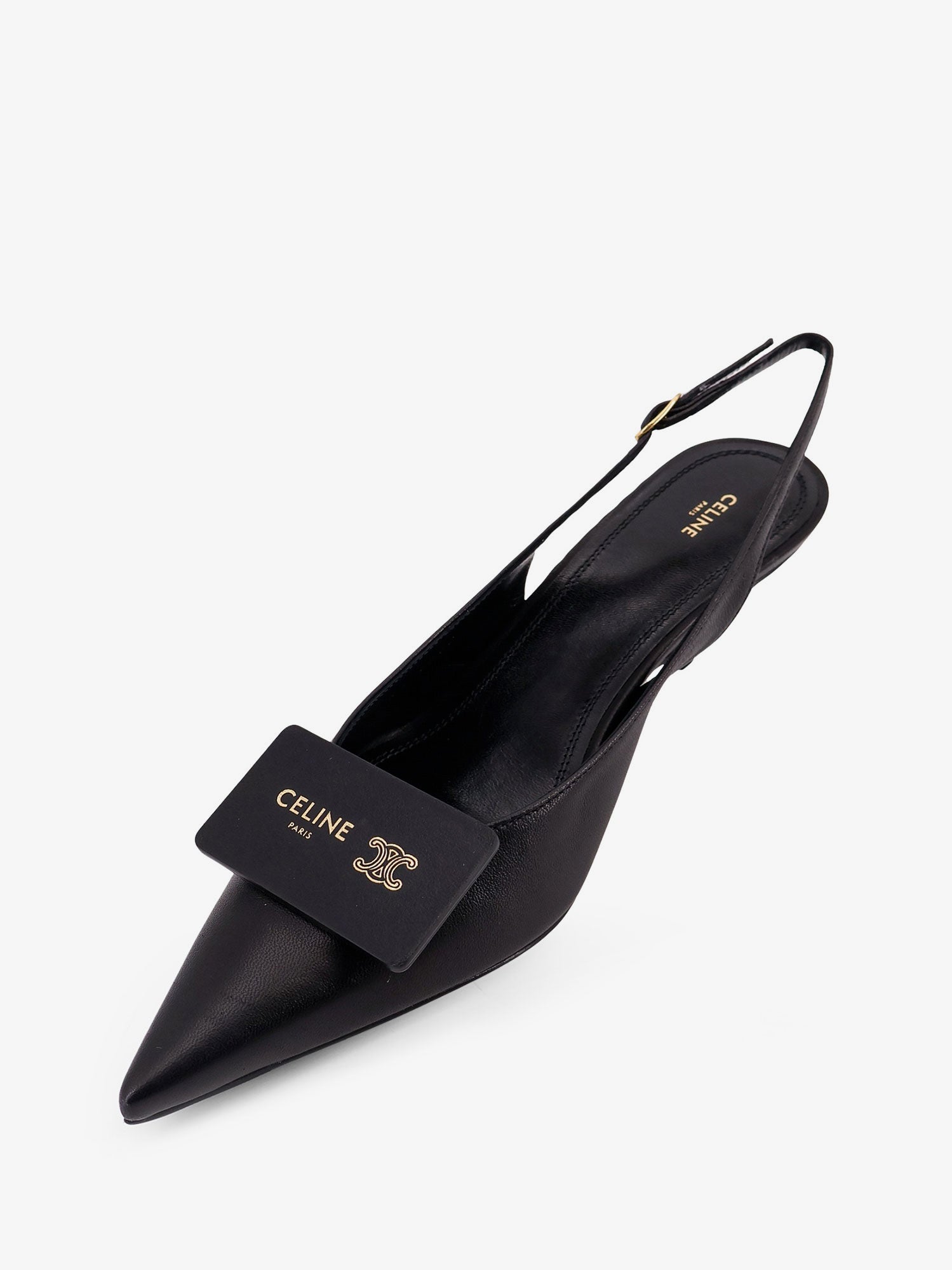 Signature leather pumps