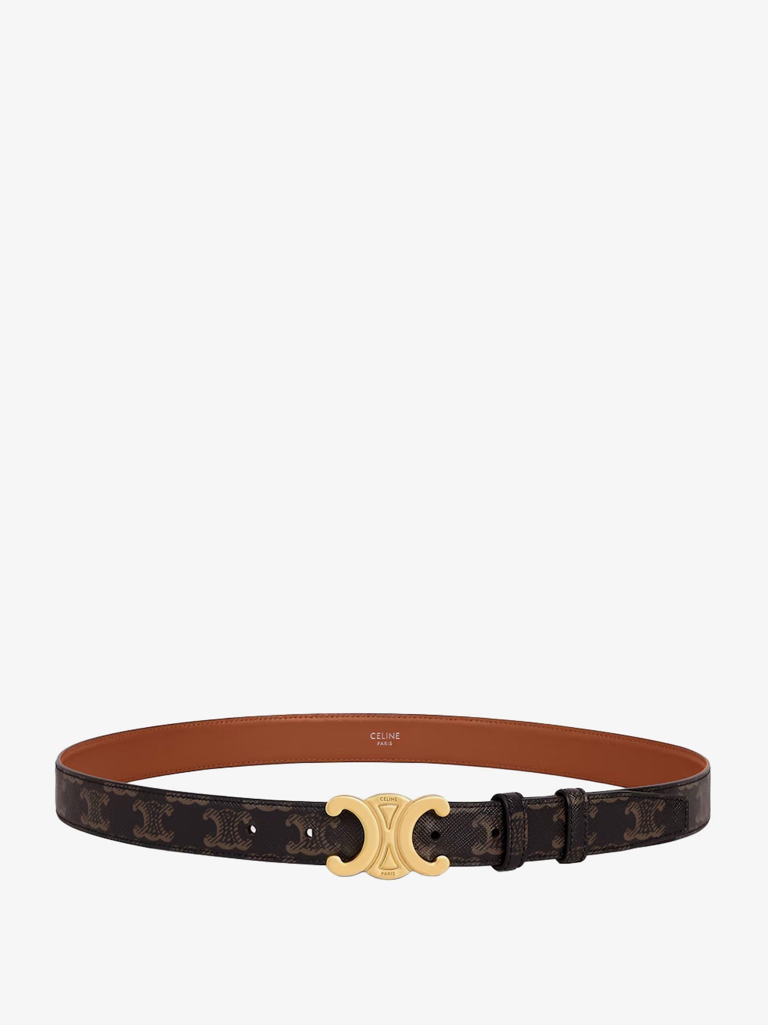Triomphe coated canvas belt