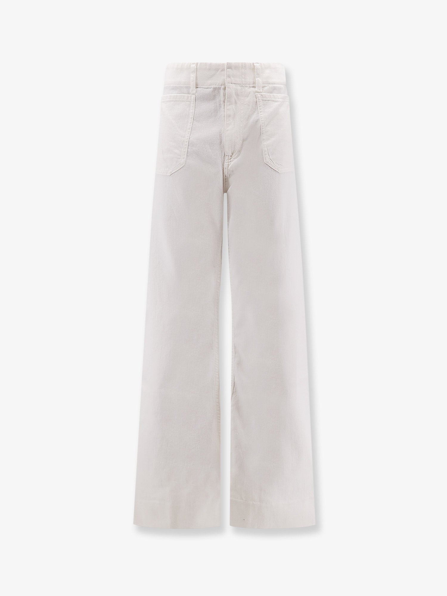 Cotton trousers with Triomphe embroidery