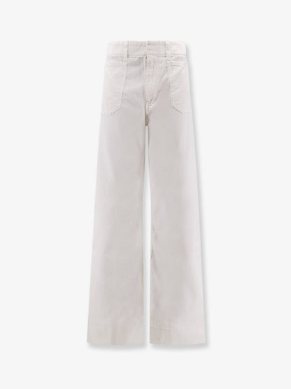 Cotton trousers with Triomphe embroidery