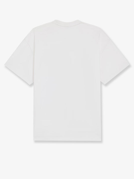 Cotton t-shirt with Logo embroidery