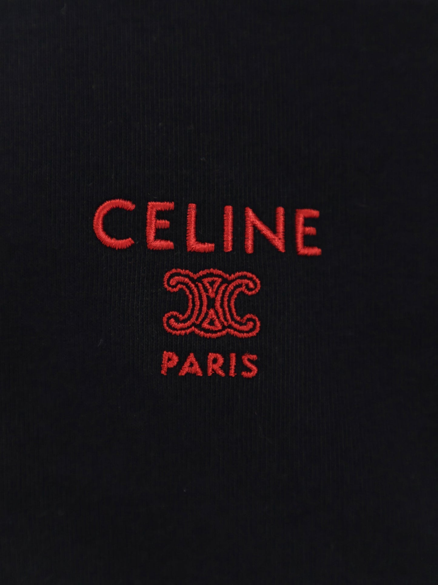 Cotton T-shirt with contrasting logo on the front