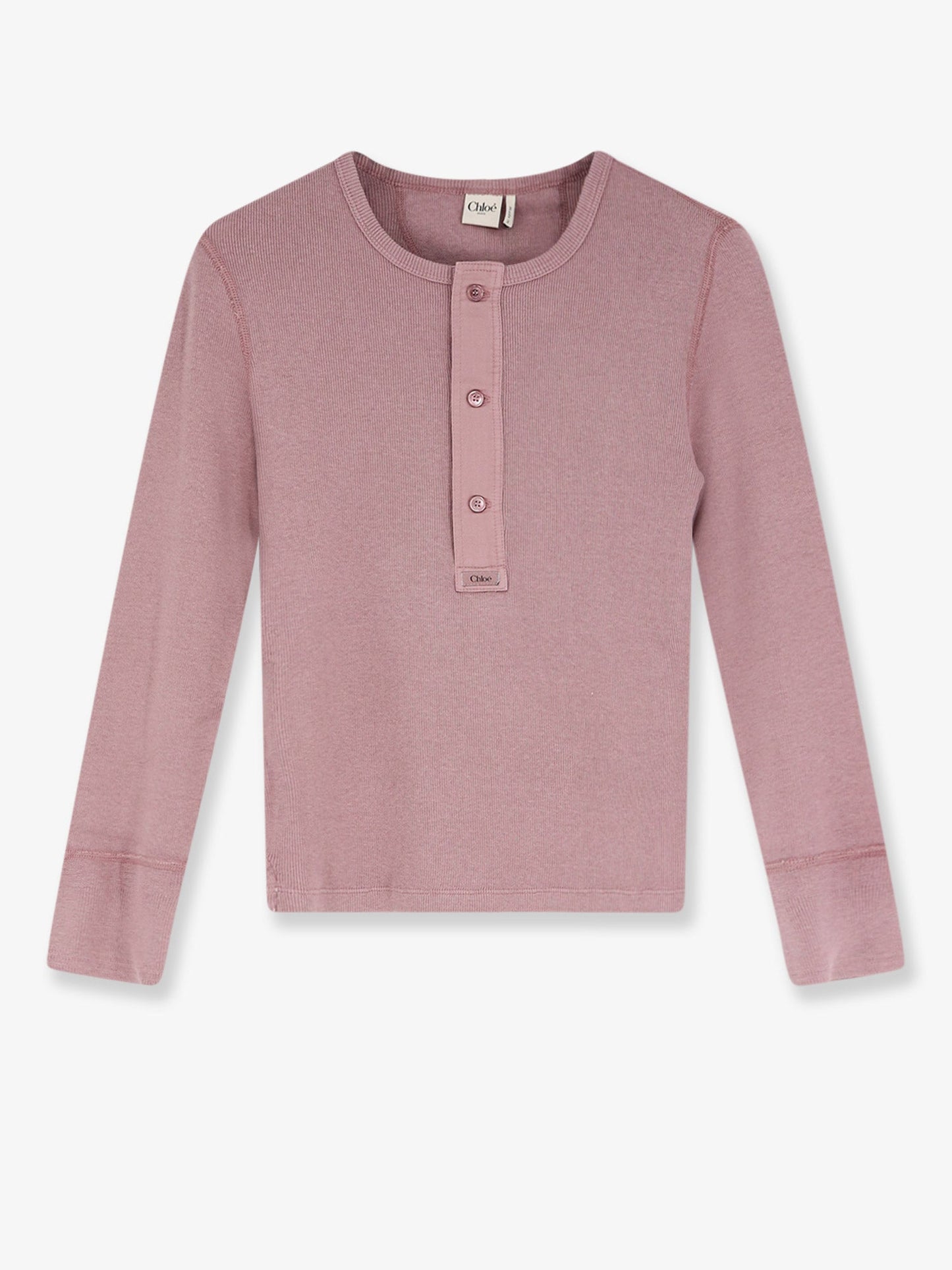 Ribbed cotton t-shirt