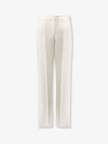 Tuxedo wool and silk trousers