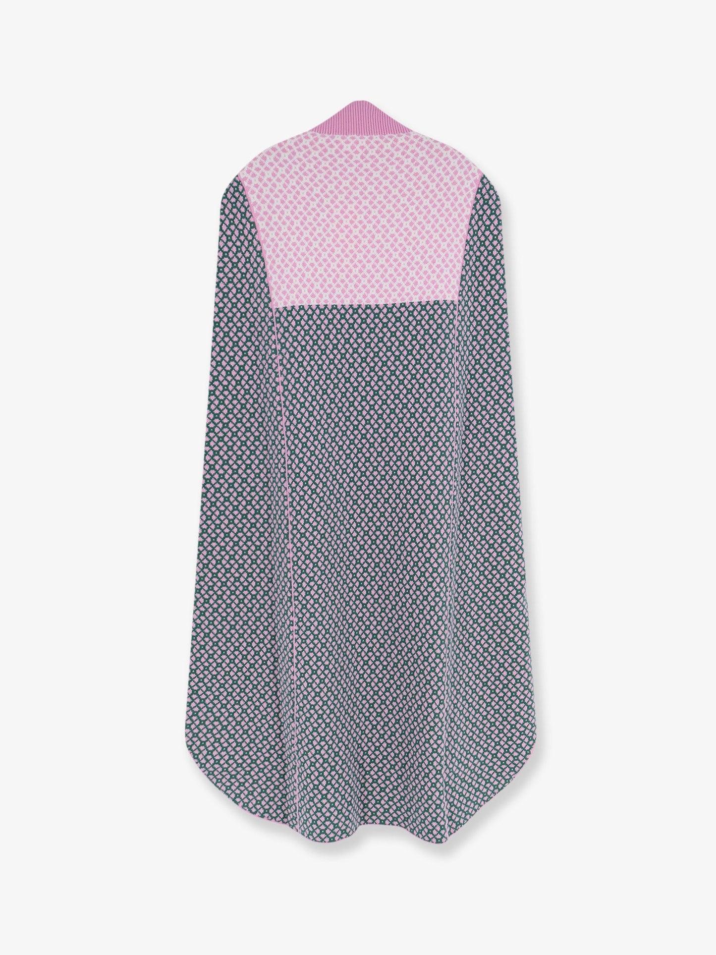 Wool and cashmere cape