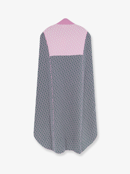 Wool and cashmere cape