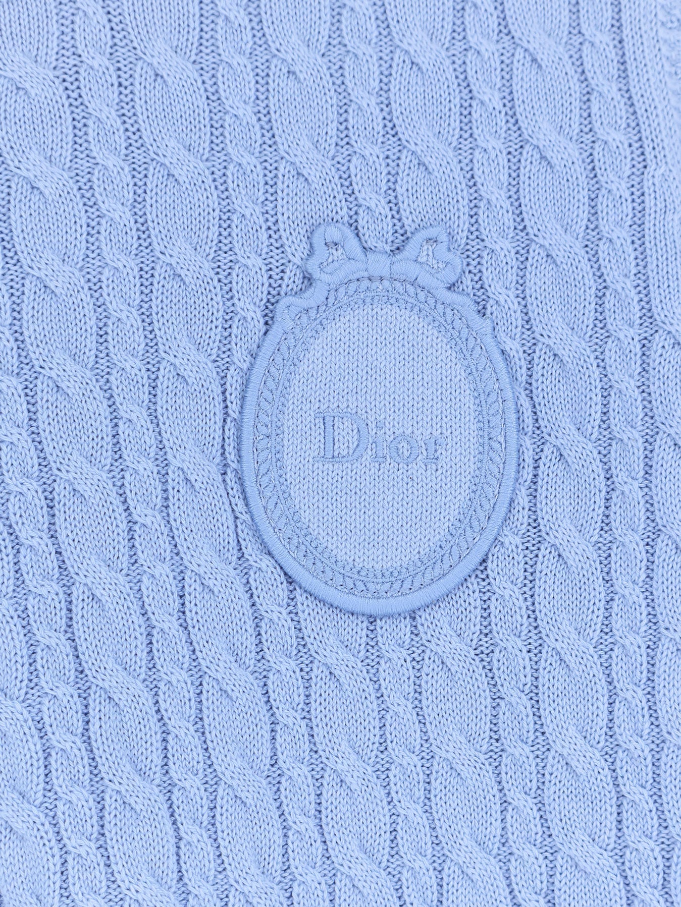 Cotton and wool blend Dior Médaillon sweater