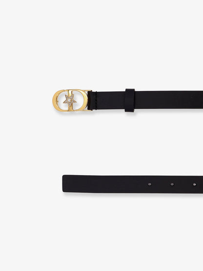 Lucky 30 Montaigne Star leather belt