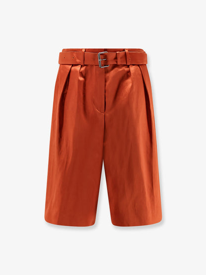Cotton blend bermuda shorts
