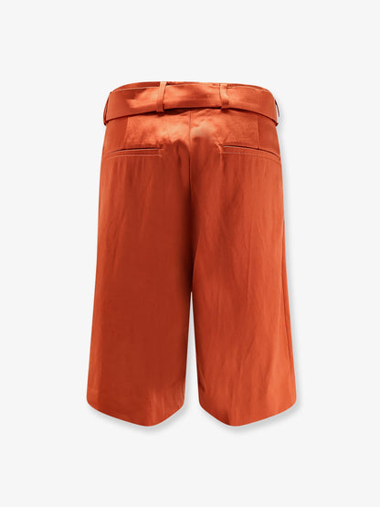 Cotton blend bermuda shorts