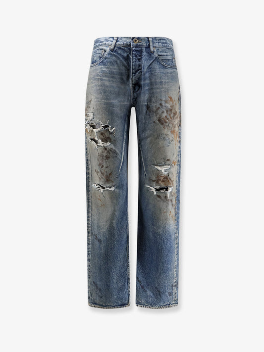 Jeans with Used Effect