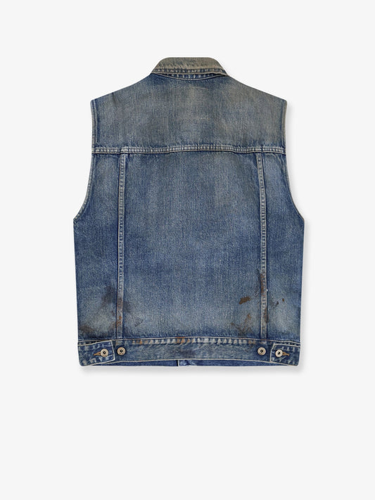 Sleeveless denim jacket
