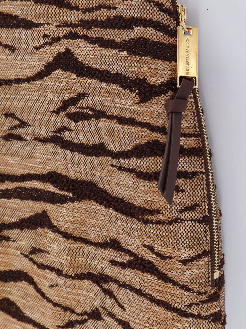 Embroidered mini skirt