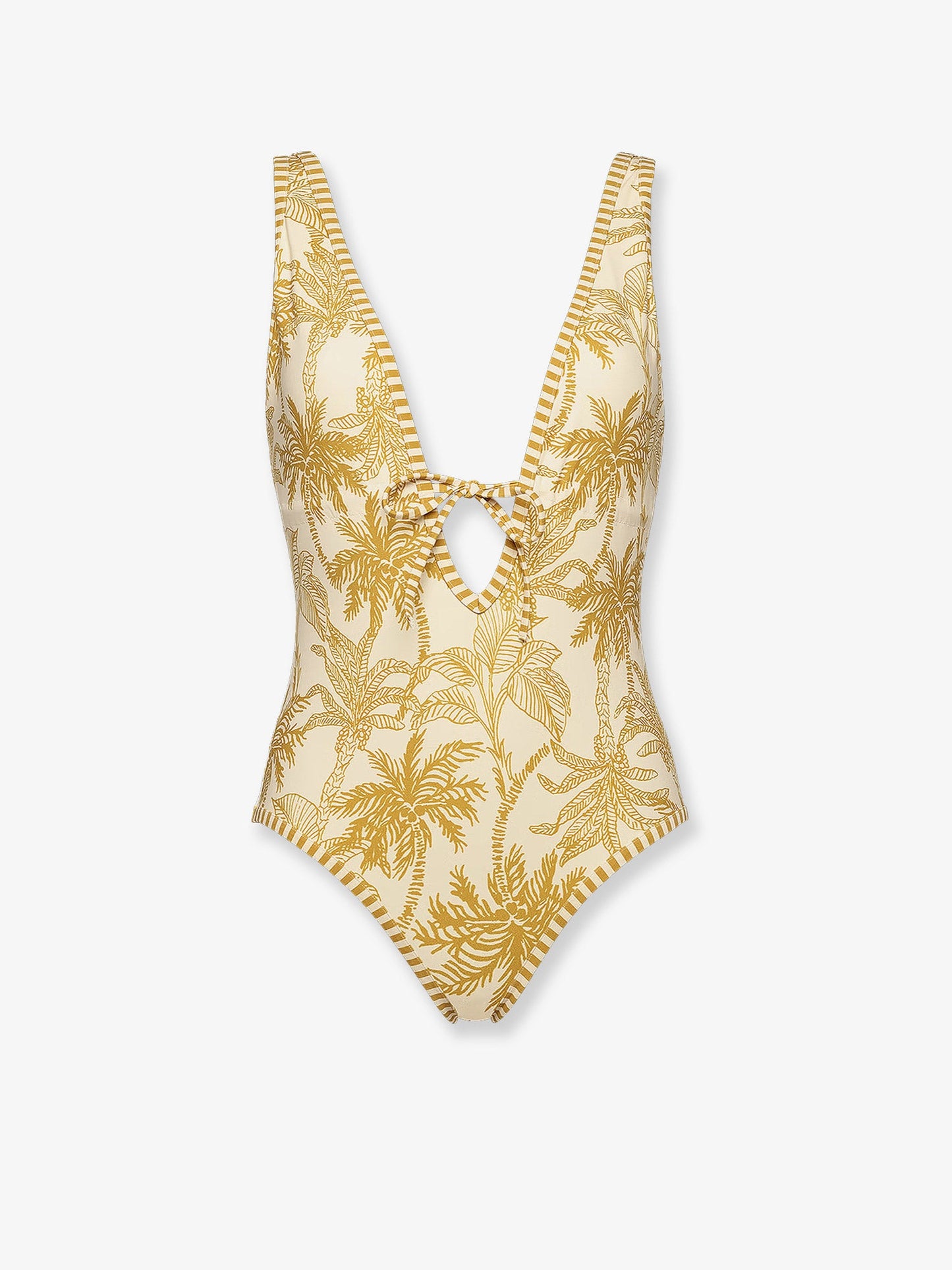 One-piece swimsuit with all-over print