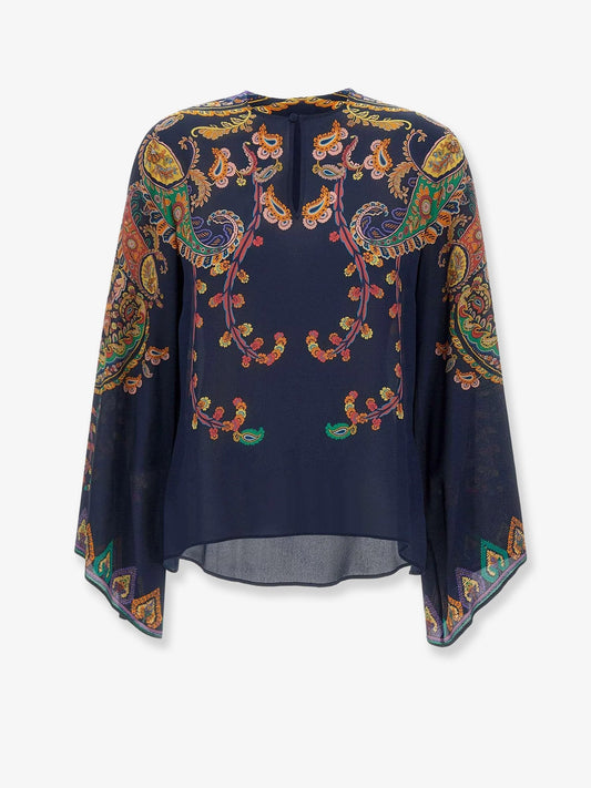 Multicolor silk shirt