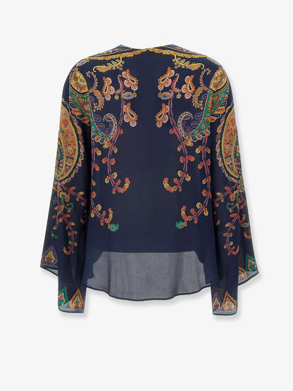 Multicolor silk shirt