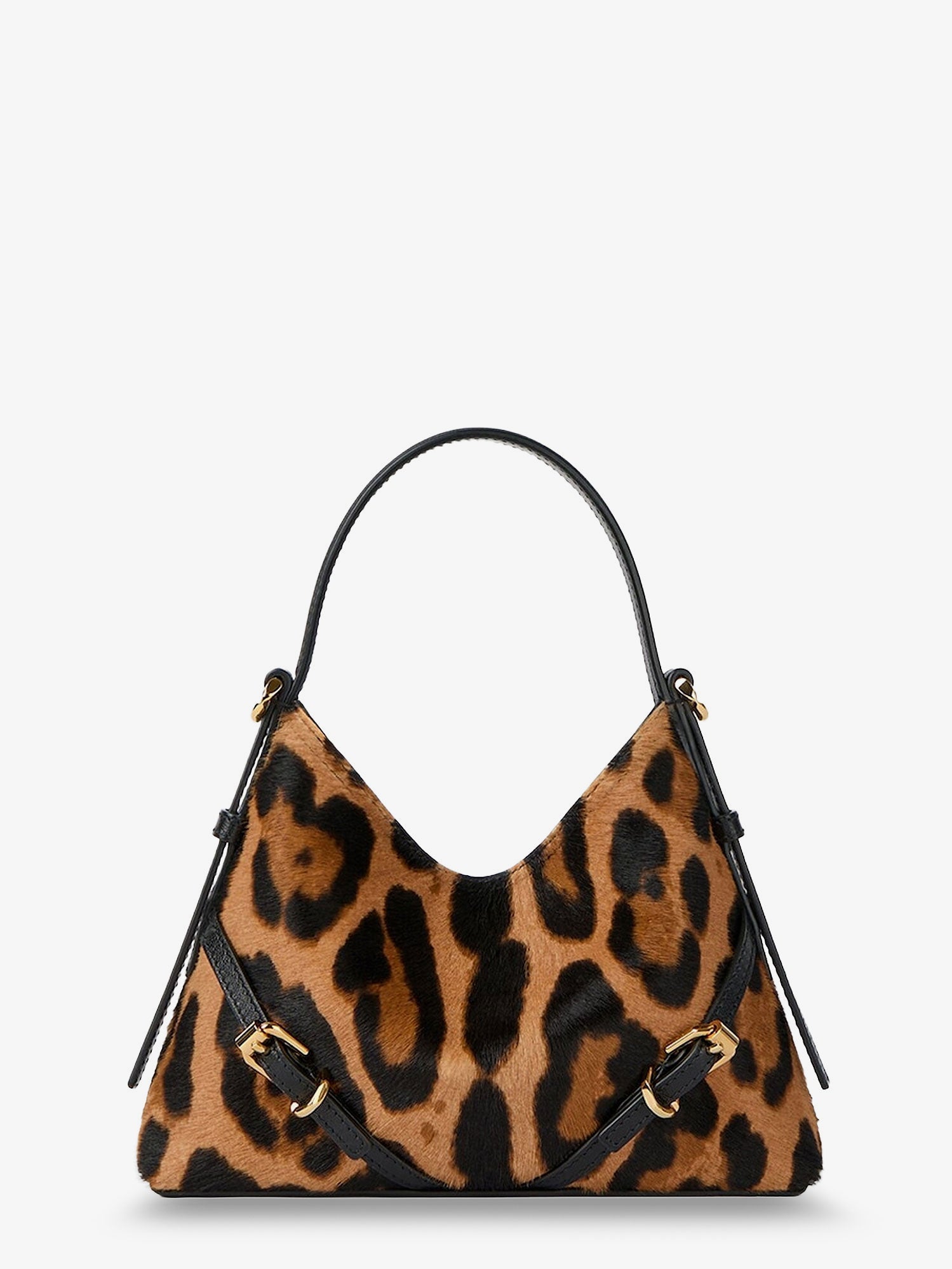 Voyou Nano bag pony skin crossbody bag with animal print